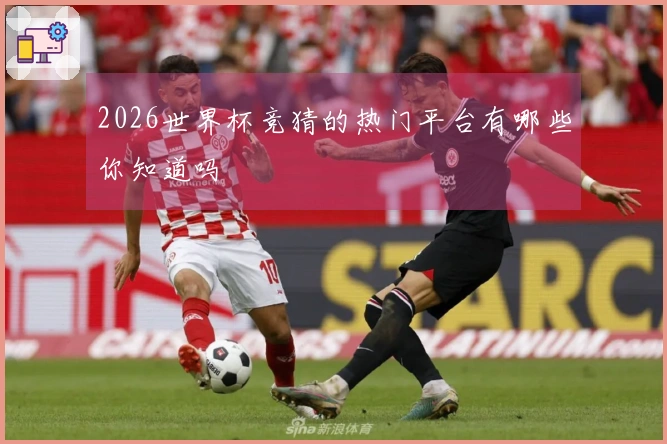 2026世界杯竞猜的热门平台有哪些你知道吗