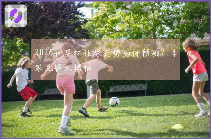2026世界杯让球走势如何预测？专家见解大揭秘